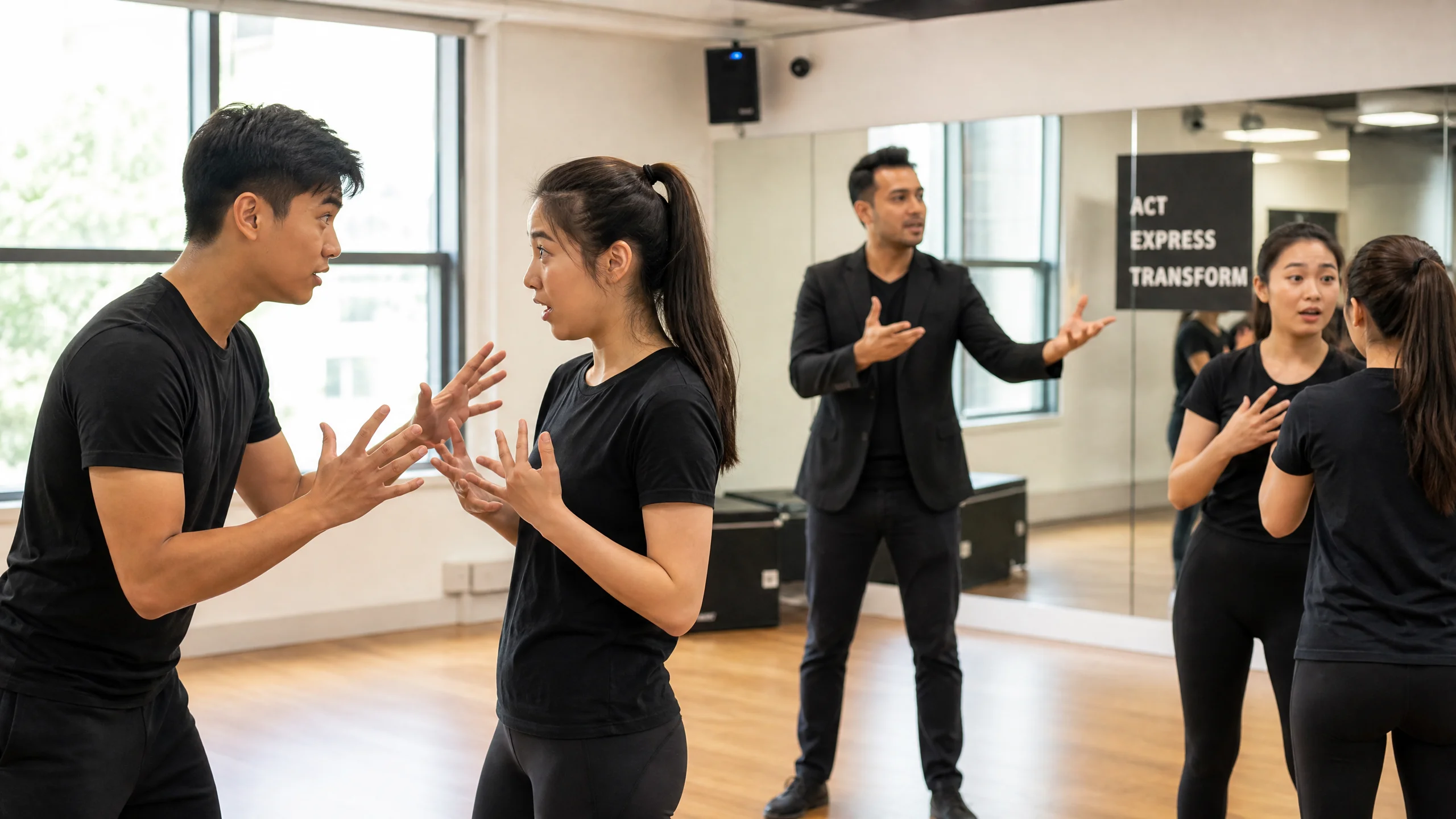 基础表演入门课程教学实况